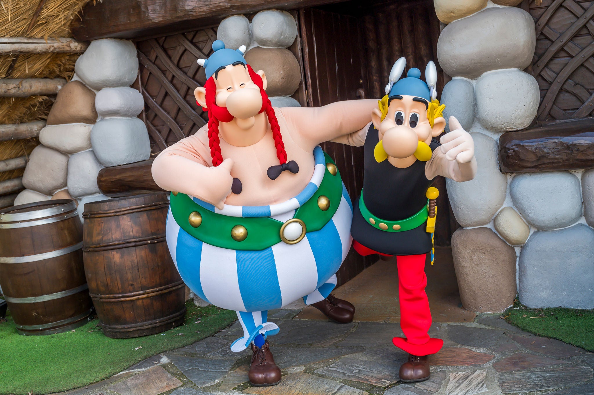 Meet & Greet Asterix und Obelix