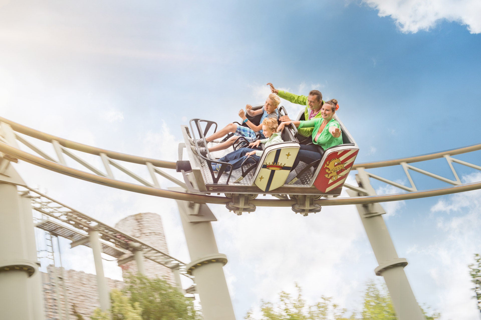 Drachenritt attraction Belantis